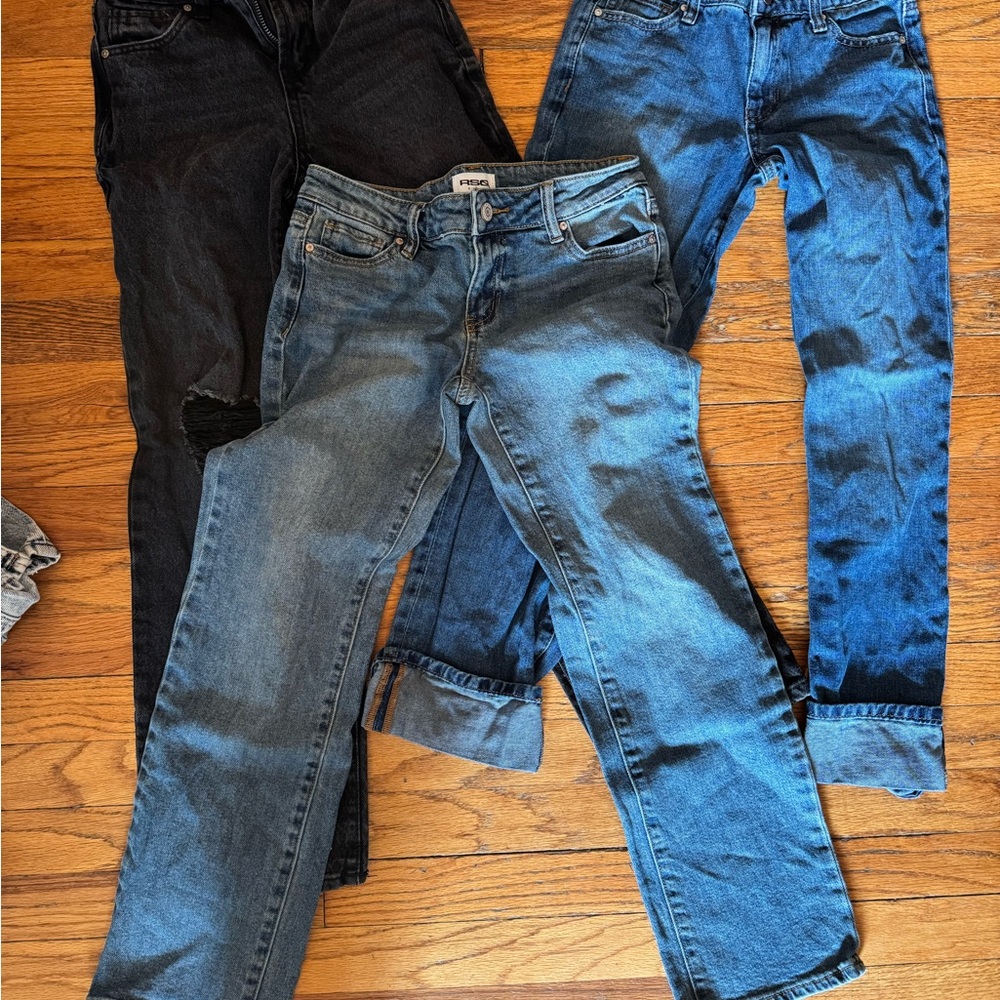 Girls denim lot size 10